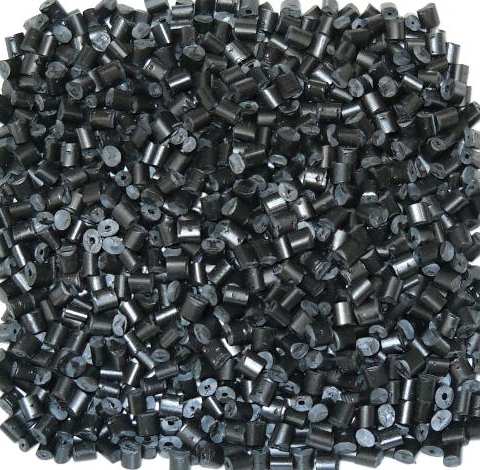 Black Polystyrene (PS) Pellets